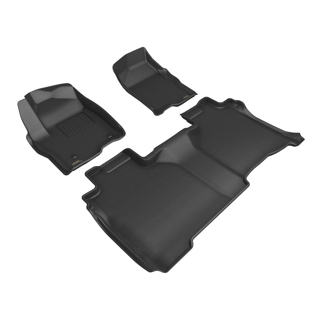 3D Mats L1CH11701509 Silverado Double Cab KAGU 3-Piece Mats - image 1