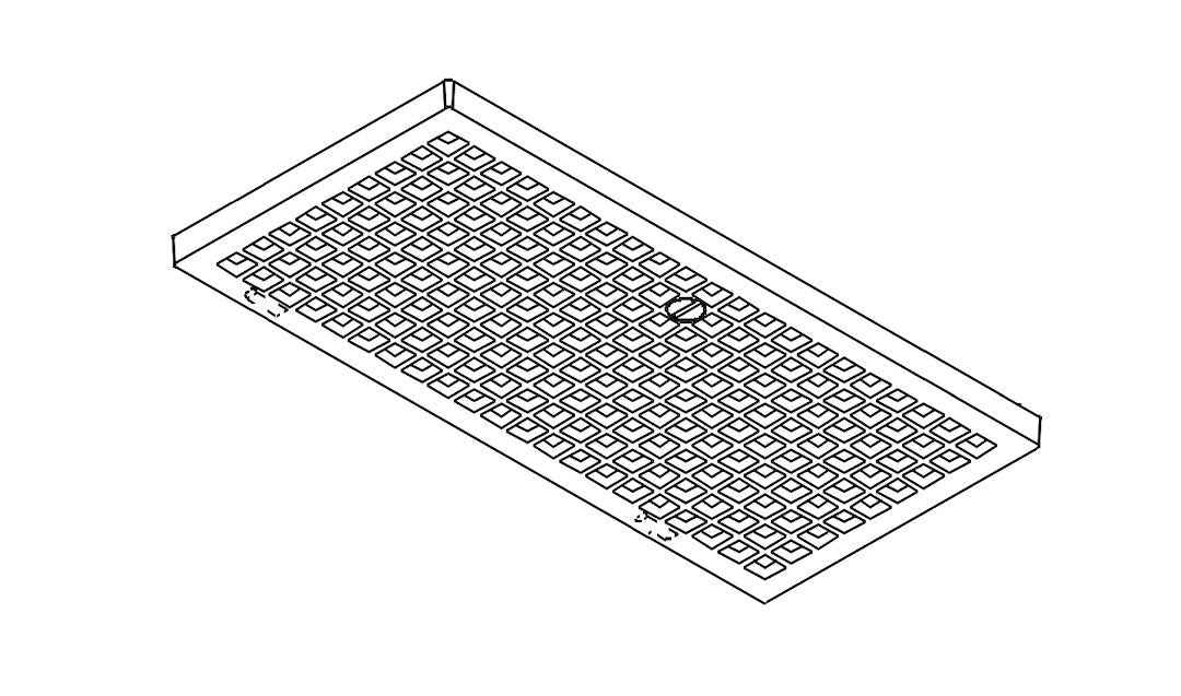 Coleman Mach 83303951 White Ceiling Grille for 8330/9330/8530 AC