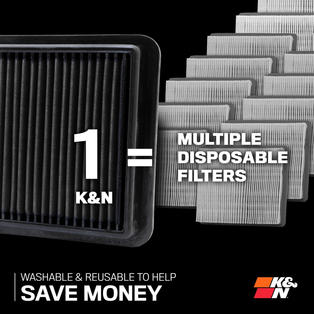 K&N 33-5005hbk Diesel Dryflow Intake Filter