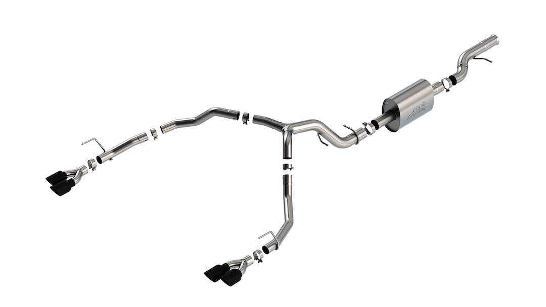 Borla 140859BC Tahoe 6.2L S-Type Dual-Rear Cat-Back