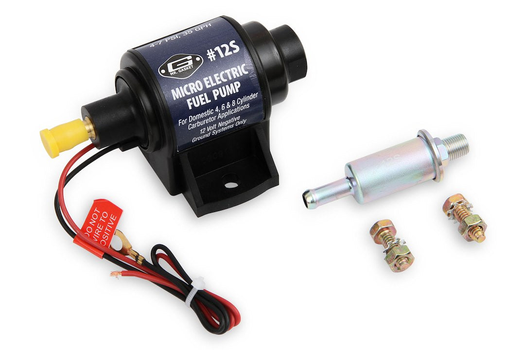 Mr. Gasket 12S Inline Electric Fuel-Transfer Pump