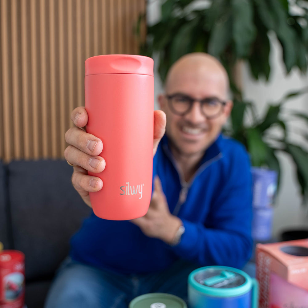 Silwy Magnetic Sy-Tc-Me Magnetic Travel Mug and Pad