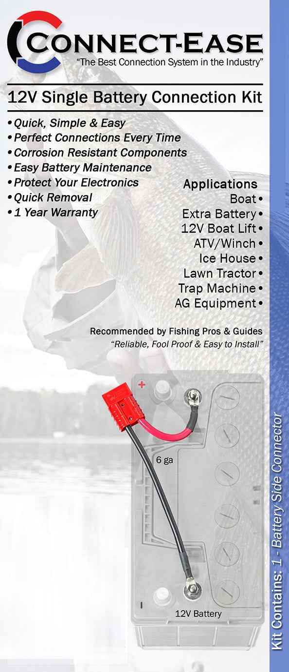 Connect-Ease RCE12VB1S 12V Equipment Battery Quick Connector
