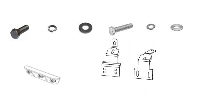 Go Rhino D60368TK Side-Step Installation Brackets