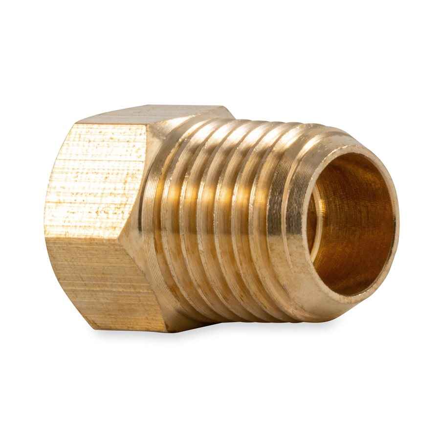 Camco 59953 Brass 1/4-Inch Inverted Flare-to-NPT Propane Fitting