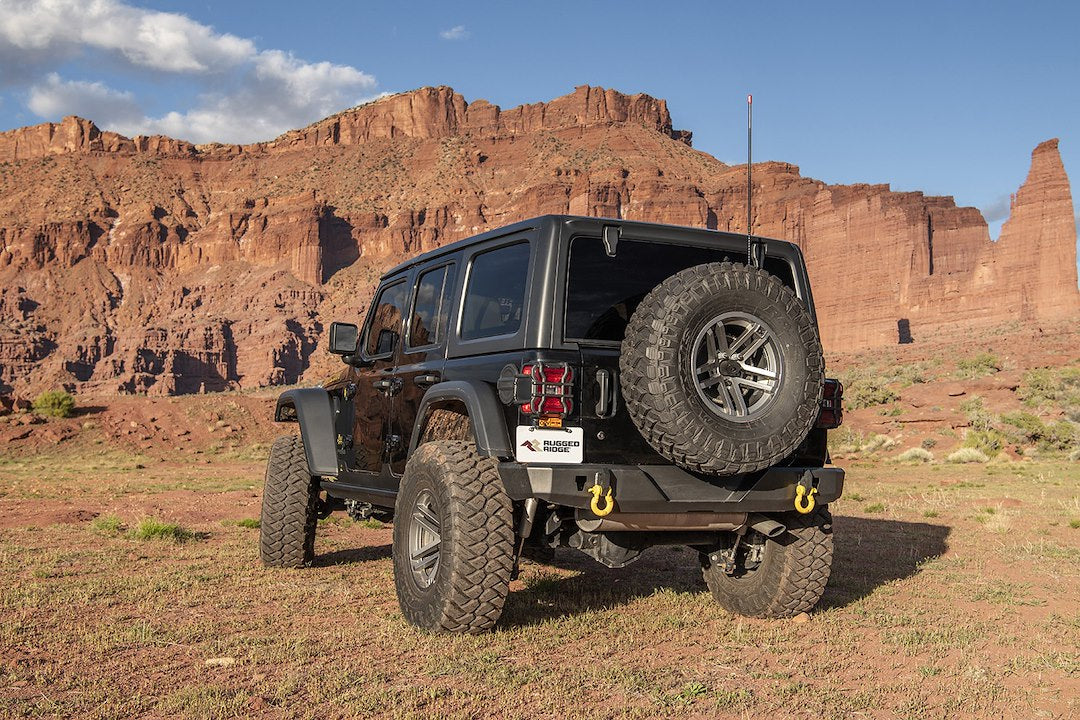 Rugged Ridge 11540.36 JL Heavy-Duty Rear Steel Bumper