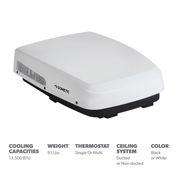 Dometic FJX5457MWHCS FreshJet 5 Rooftop RV Air Conditioner 13500 BTU White – image 7