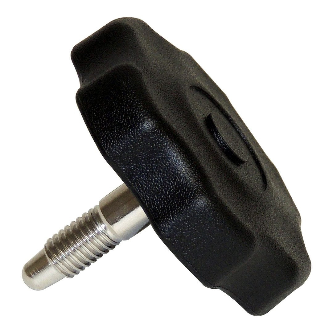Crown Automotive 55397132AB Black Knob for Soft-Top Door Surround - image 1