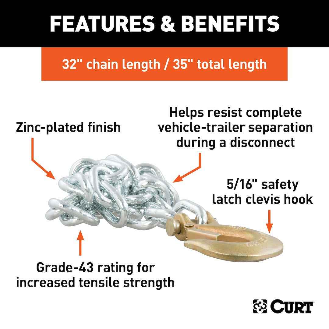 CURT Trailer Safety Chain – 80314