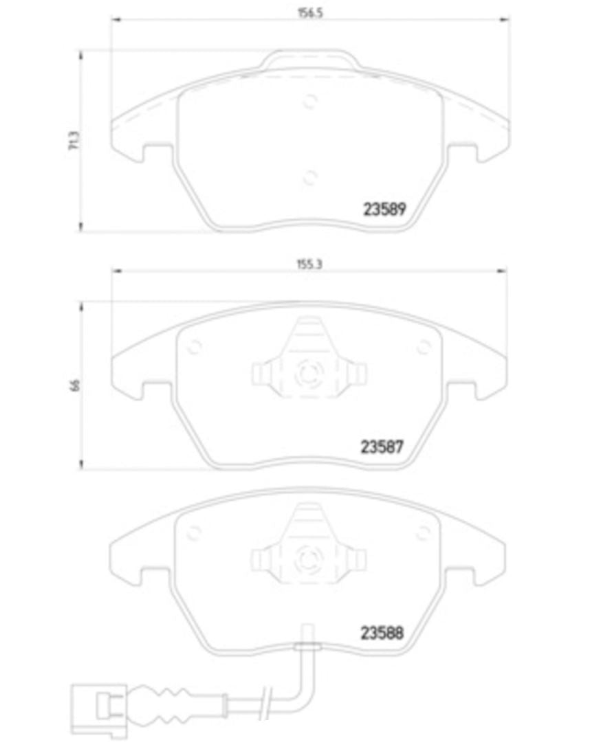 Hella Pagid 355010581 Disc-Brake Pad Set