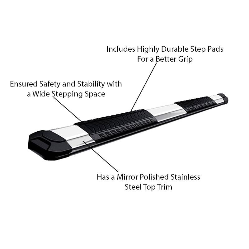 Black Horse RN-TO24-76 Tacoma Cutlass Boards, Polished 350-lb Pair - image 3