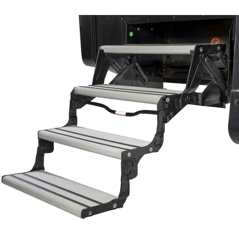 Lippert Components 432698 Alumi-Tread 4-Step Manual RV Entry Step , 24" Wide, Black – image 4