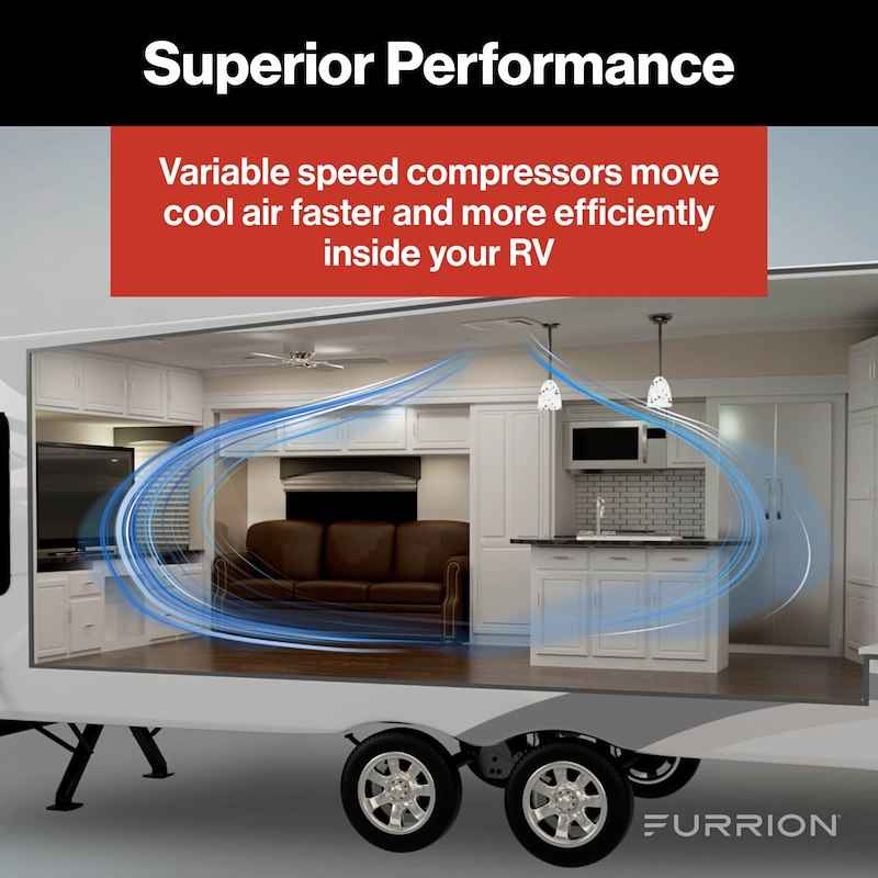 Furrion FACR18VS-SA-BL-AM Chill Cube Rooftop RV A/C 18000 BTU Black – image 4