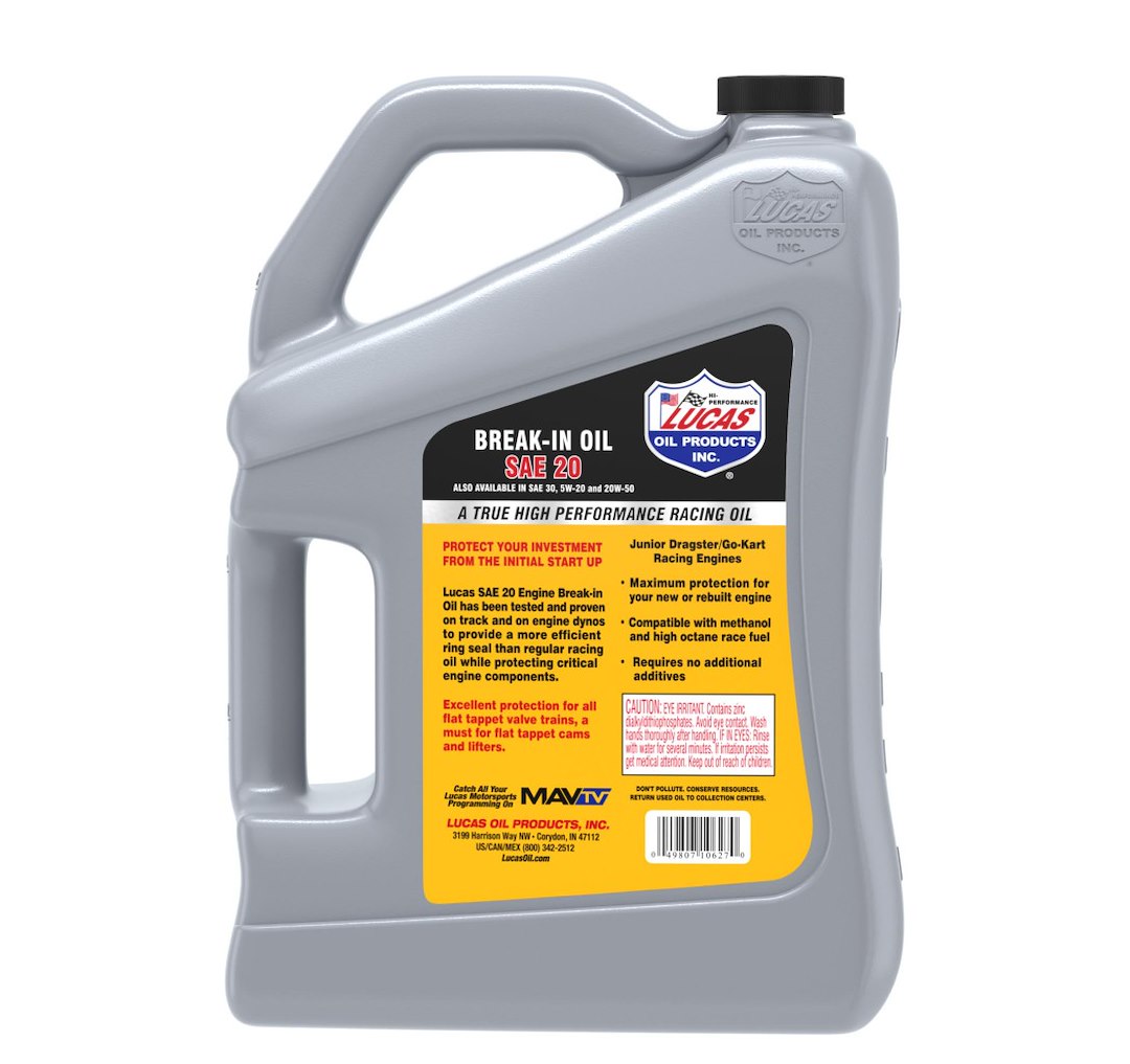 Lucas Oil 10631 Engine Break-In Lubricating Oil