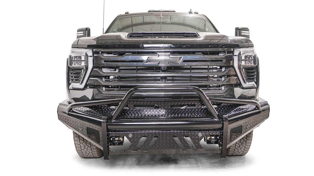 Fab Fours CH24-S6162-1 Front Bumper, Black Steel Series