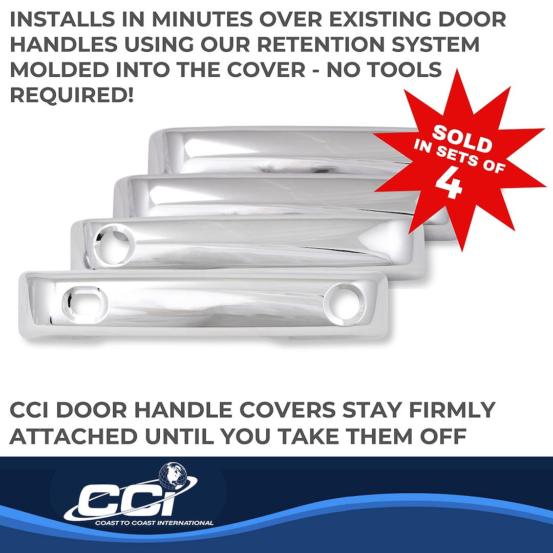 Coast To Coast DH68592S Ford Smart-Key Chrome Handle Overlay Kit - image 3