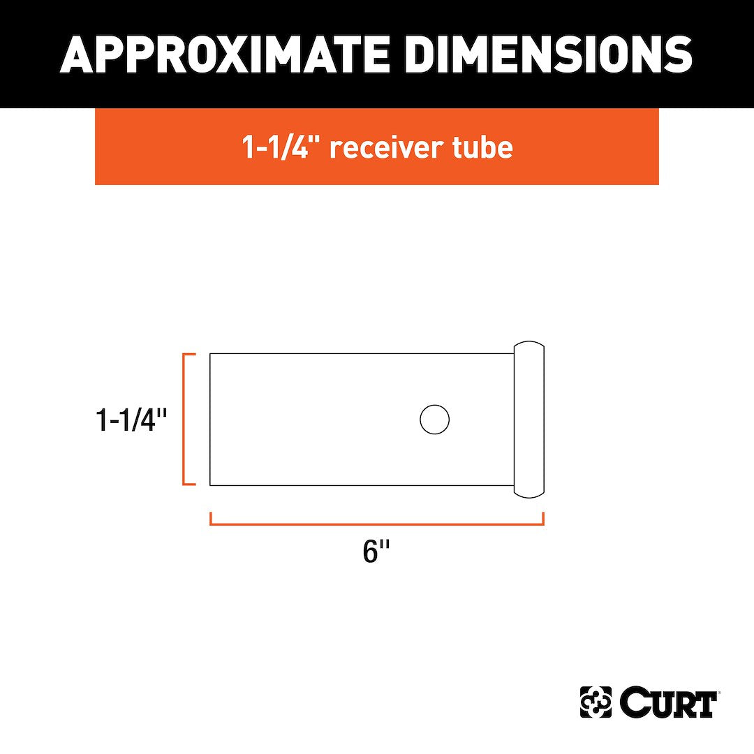 Curt 49506 Trailer Hitch Receiver Tube - image 2