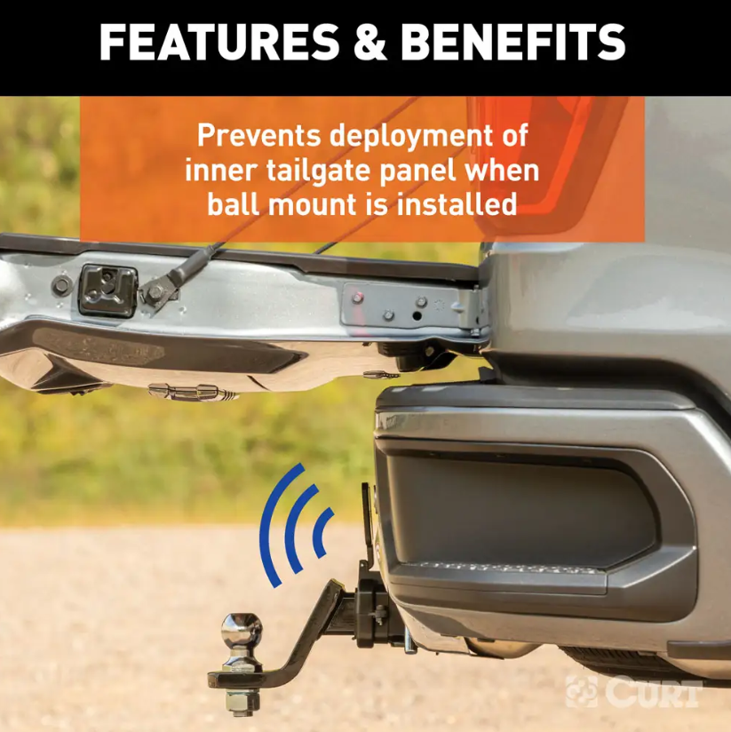 CURT MultiPro/Multi-Flex Tailgate Sensor - 2-in Hitch – 58267