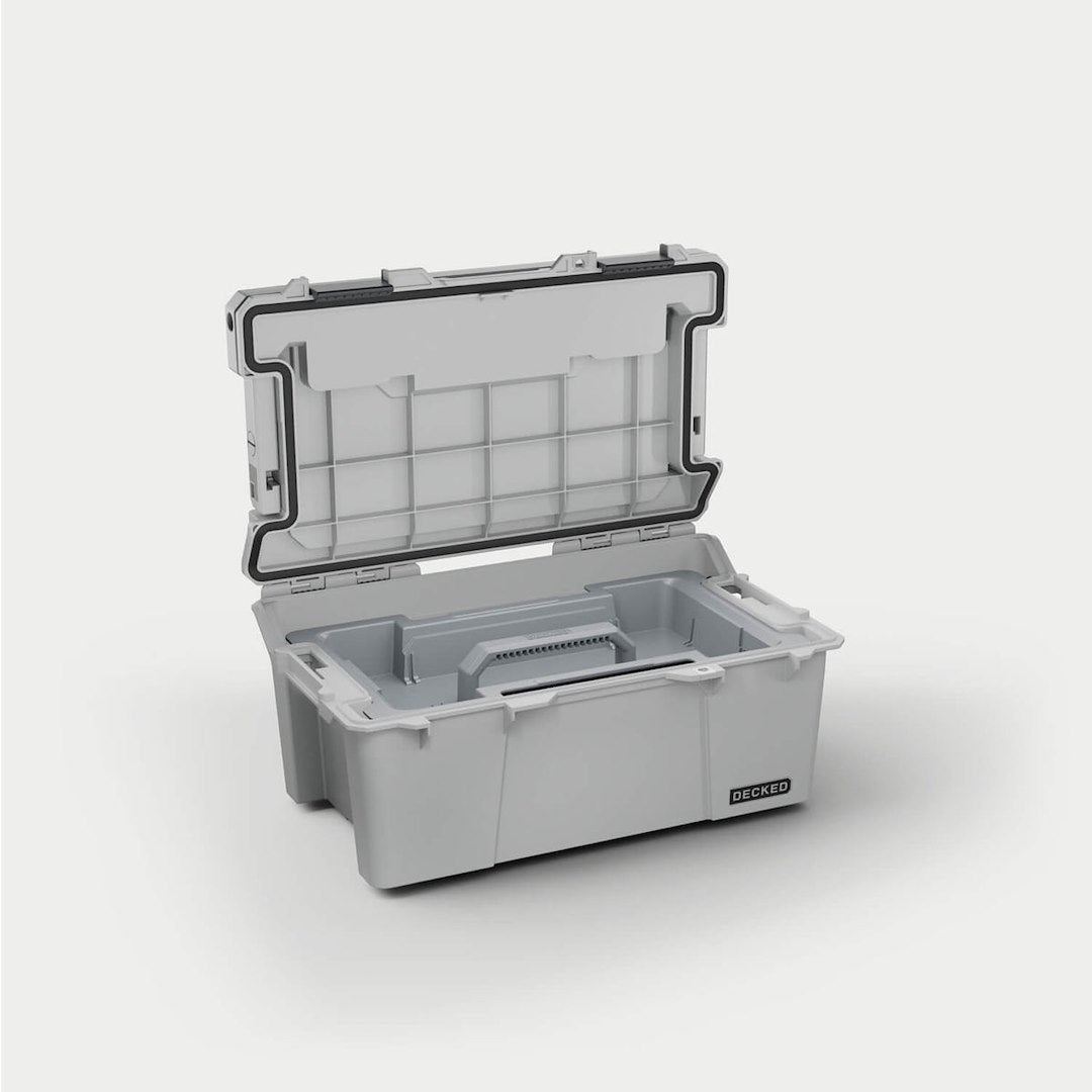 Decked A0010-SIXR-GRY Sixer 16 Portable Storage Box