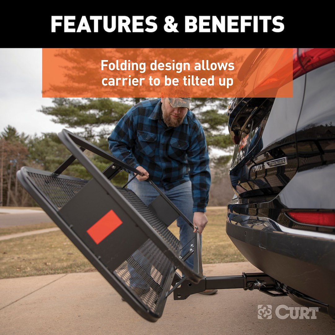 Curt 18151 Trailer Hitch Cargo Carrier - image 5