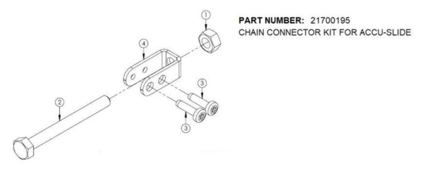 BAL RV 21700195 Electric Accu-Slide Service Components Kit