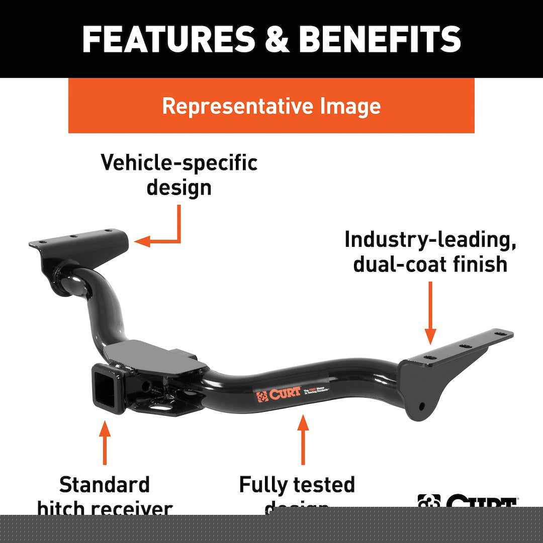 CURT Class 3 Hitch - Jeep Renegade 2015–2023 – 13269