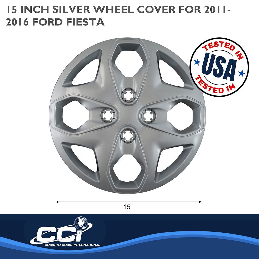 Coast To Coast 44415S Split-Spoke Wheel-Cover Set for Fiesta - image 2