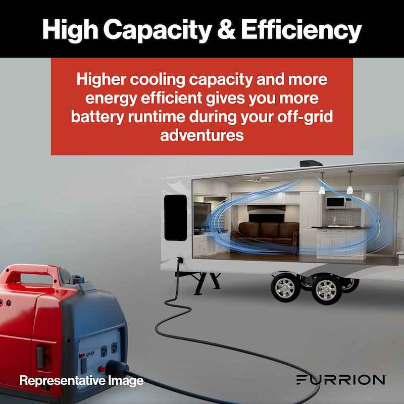 Furrion FACR18VS-SA-BL-AM Chill Cube Rooftop RV A/C 18000 BTU Black – image 5