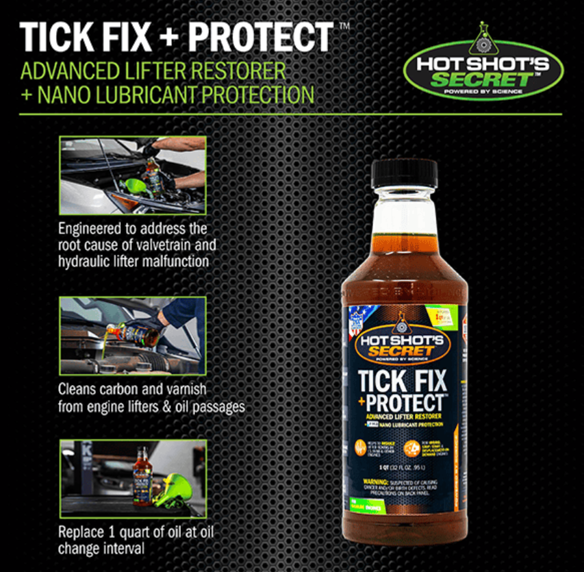 Hot Shot's Secret Tf32z Tick Fix + Protect Engine-Oil Enhancer