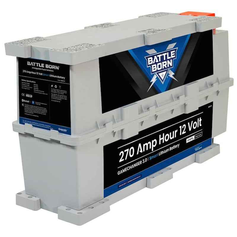 Battle Born Batteries BBGC3I 12V GC3 Lithium Deep Cycle RV Battery 270Ah Smart LiFePO4 – image 2