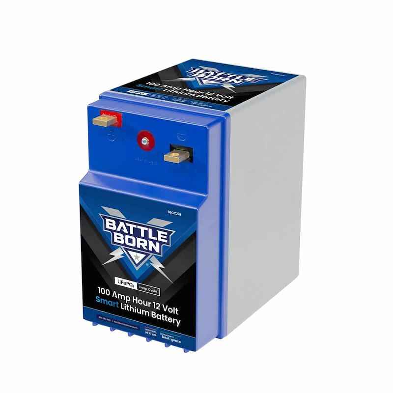 Battle Born Batteries BBGC2IH 12V GC2 Lithium Deep Cycle RV Battery 100Ah LiFePO4, Battle – image 1