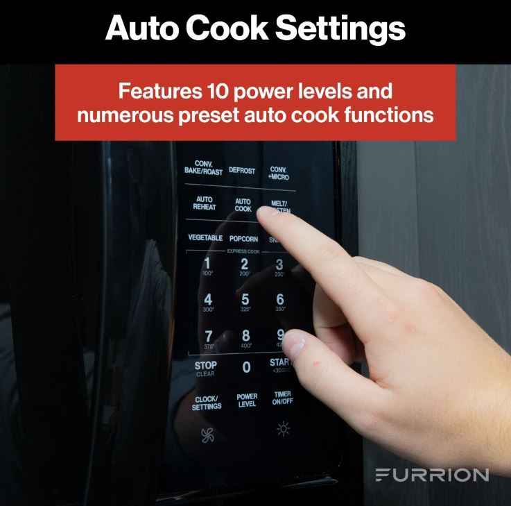 Furrion FMCM15A-SS Gen2 Over-The-Range Convection Microwave Oven 1.5 Cu Ft – image 3