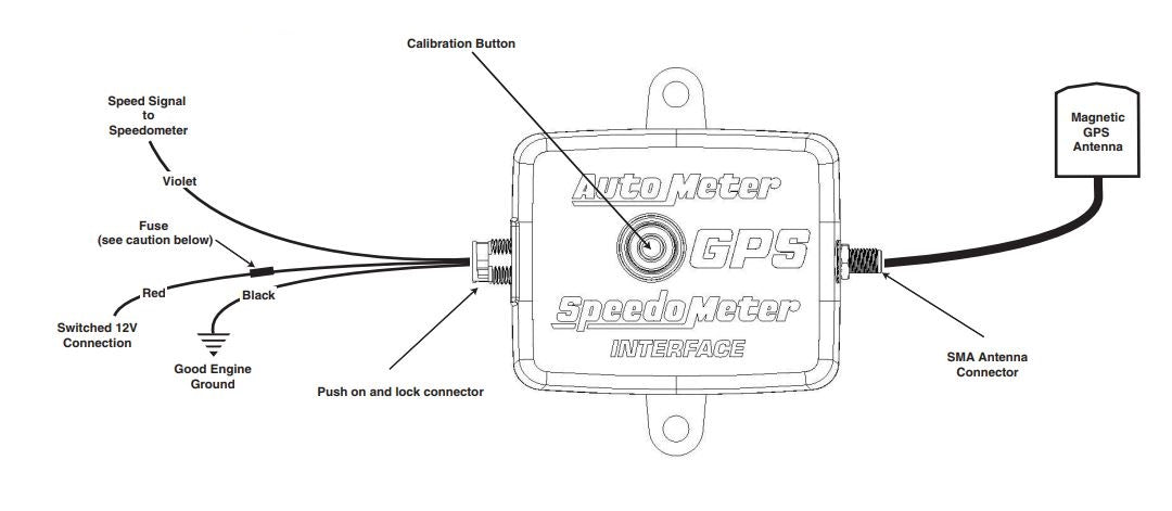 AutoMeter 5289 Electric Speedometer GPS Sender and Antenna - image 2