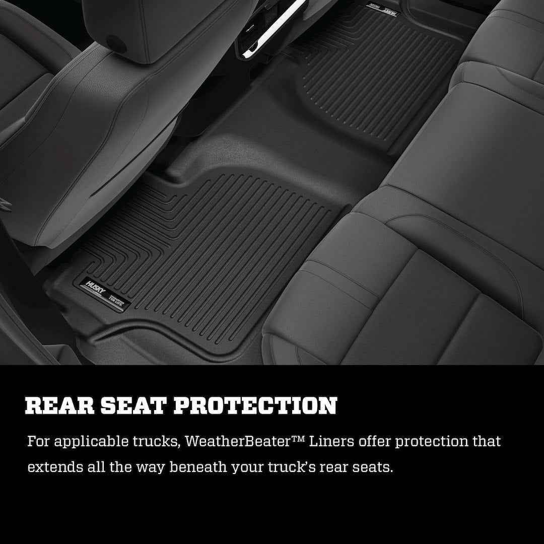 Husky Liners Molded Floor Liners - 1 Piece, Black – 19201