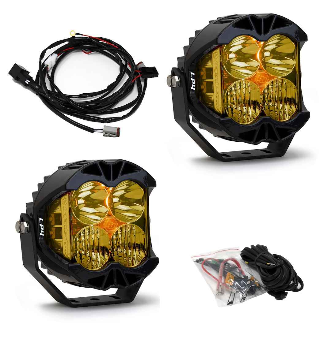 Baja Designs 297813 LP4 Pro Amber Driving/Spot Light Pair - image 1