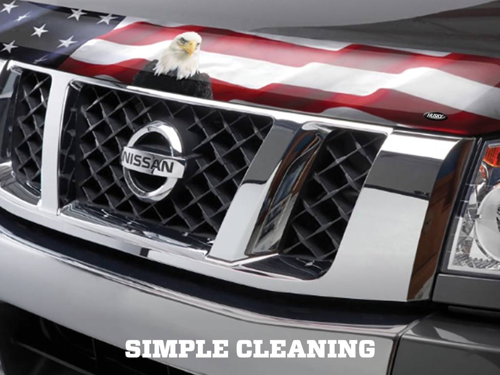 Husky Liner 2818054 American Flag Hood Deflector