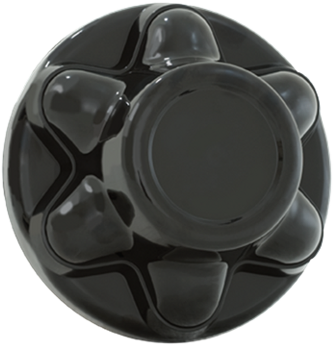 Phoenix USA QT655BHN Black Six-Lug Hub Cover