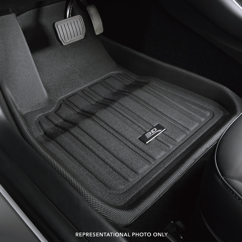 3D Mats E102701809 Model Y ELITECT Black 3-Piece Floor Mats - image 2