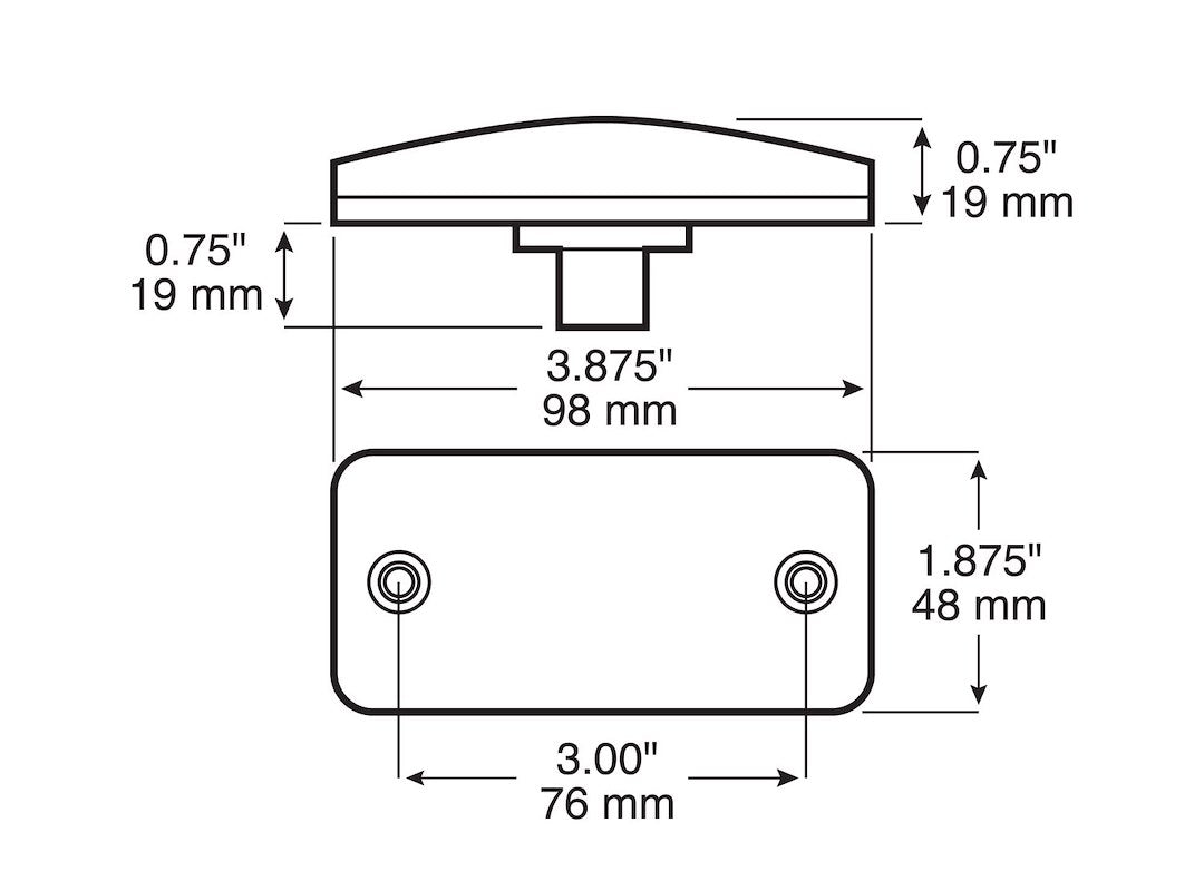 Peterson Mfg. Not Applicable Incandescent Clearance Light (V2548a)