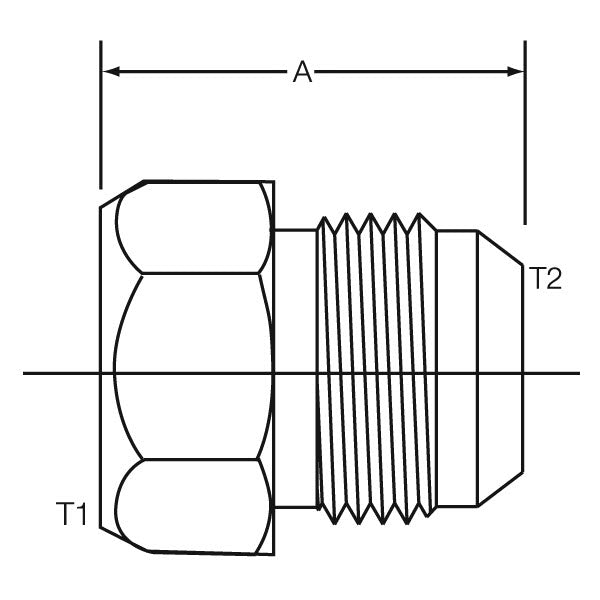 Dayco 143895A Straight Hydraulic Flare Adapter - image 2