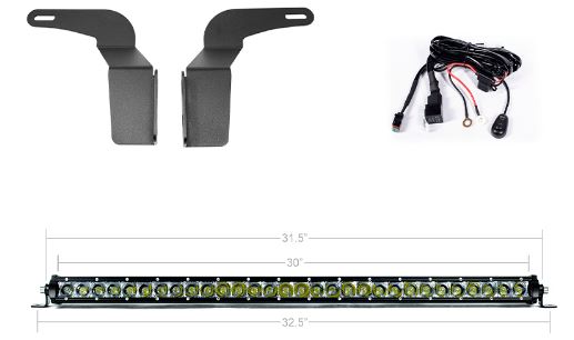 Cali Raised LED CR2849 Tacoma Amber Bumper Combo Package - image 2