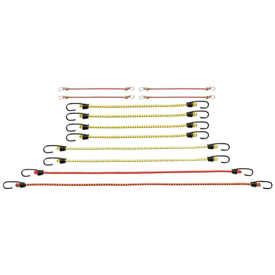 Hampton Products 06313 Keeper Assorted Bungee Cords, Twelve-Piece