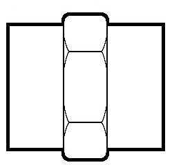 Anderson Fittings Coupler Fitting (103AD)