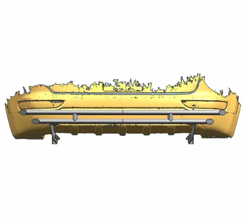 Black Horse Offroad 8HO5SS-DL Double-Layer Polished Rear Bumper Protector - image 4