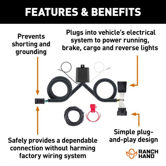 Ranch Hand RHE-10007 Legend Lighted-Rack Harness