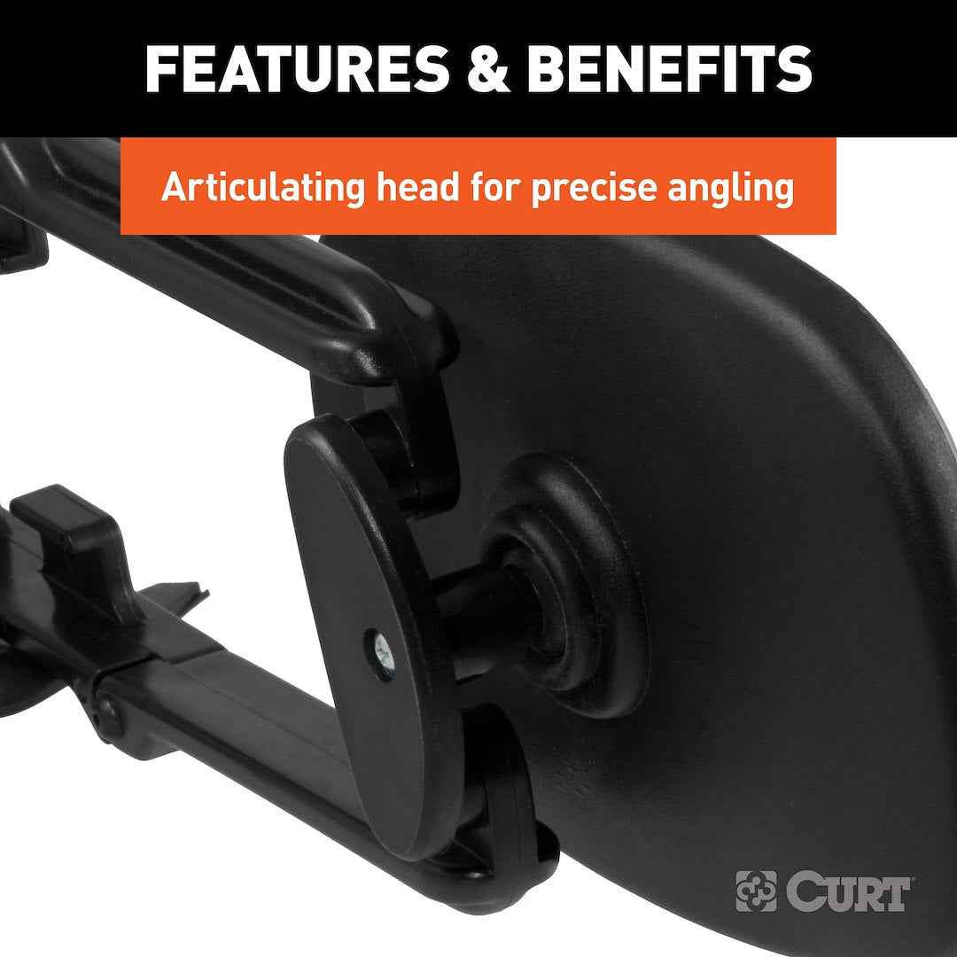 CURT Extended View Add-On Towing Mirror – 20002