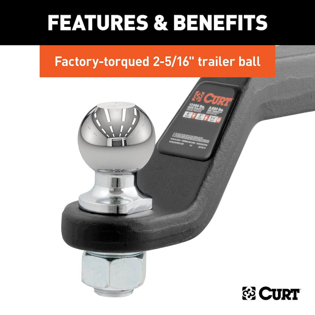 Curt 45332 Trailer Hitch Ball Mount - image 5