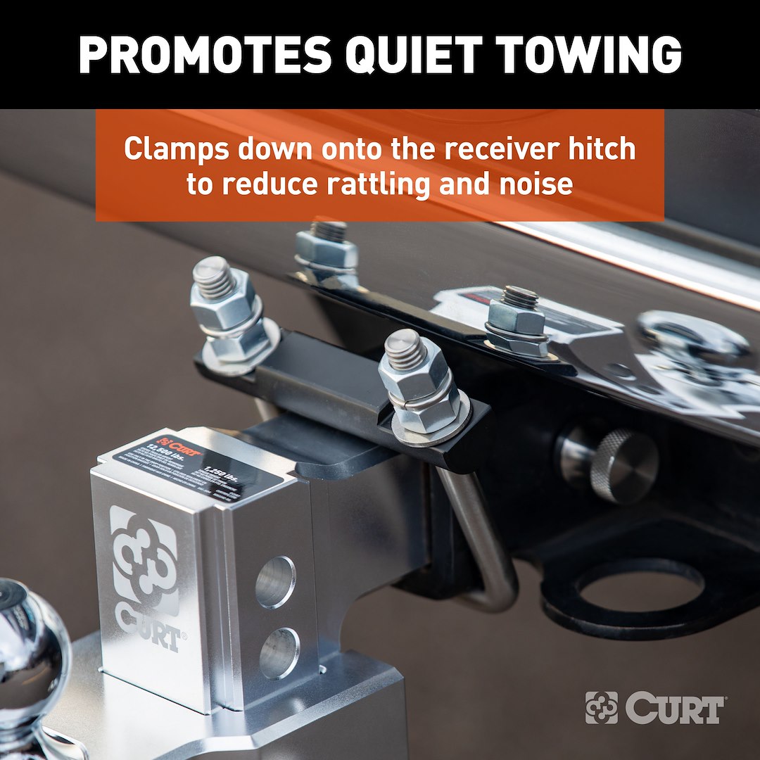CURT 45367 Adjustable Anti-Rattle Receiver Clamp - image 7