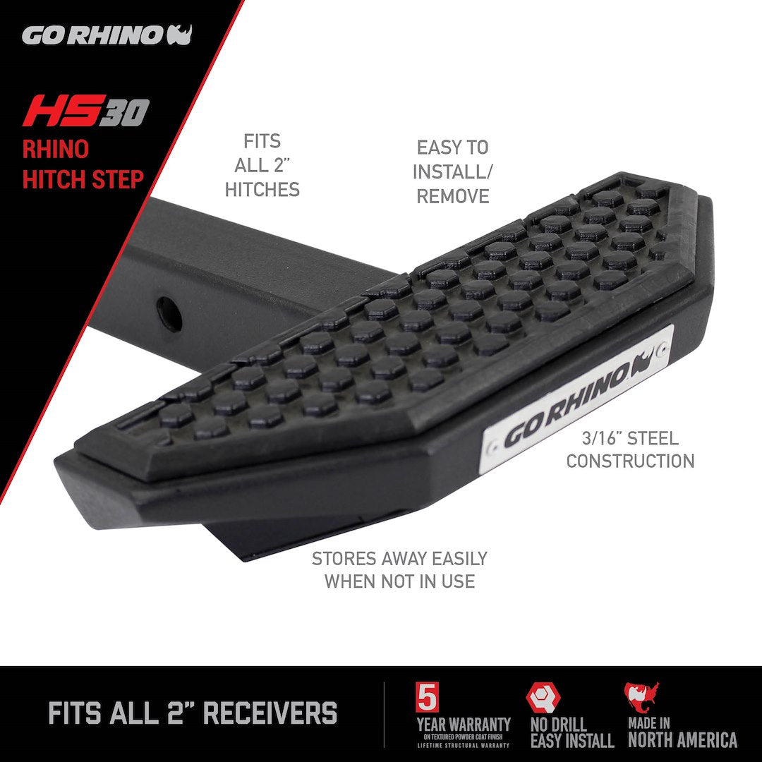 Go Rhino HS3012T HS-30 Receiver Entry Step