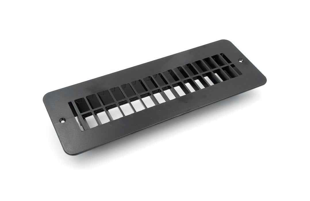 B&B Molders 94257 Black Floor Register without Damper